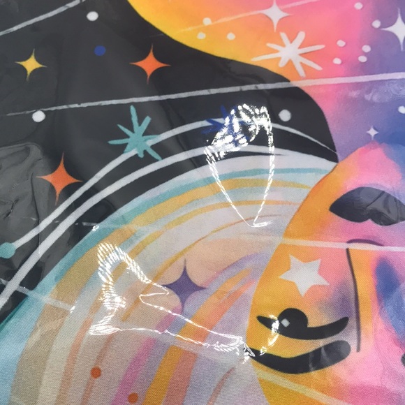 Astral Rainbow Goddess w Crystal wall hanging - Picture 4 of 4